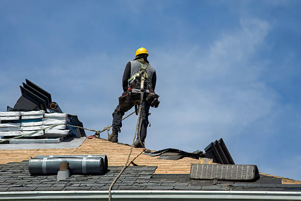 Professional Roof Replacement technician working in Bainbridge, PA